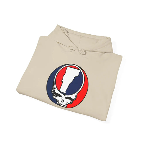 Vermont Map Stealie Unisex Heavy Blend Hoodie