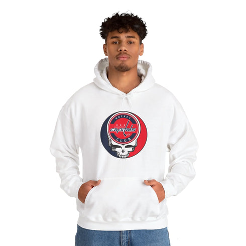 Washington Capitals Grateful Dead Unisex Heavy Blend Hoodie StealieShop