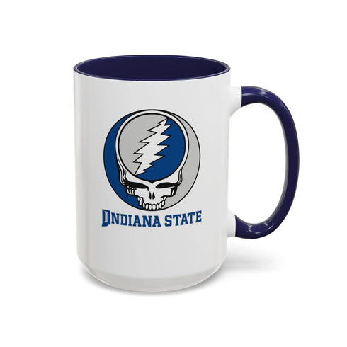 Indiana State University Grateful Dead Stealie Coffee Mug (11oz or 15oz) - StealieShop