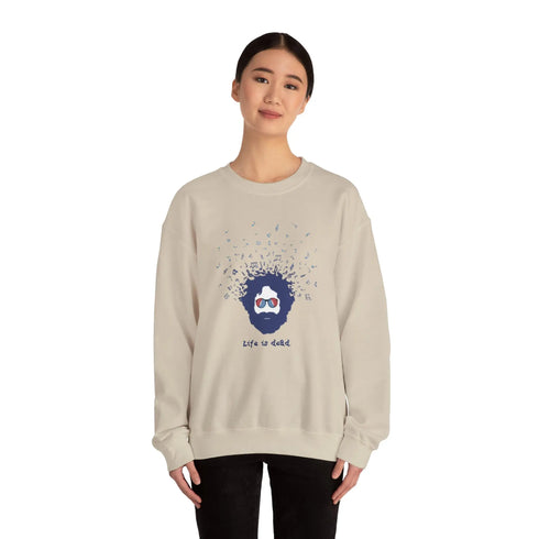 Grateful Dead - Jerry's Bursting With Music | Life is dead. Crewneck Sweatshirt - StealieShop