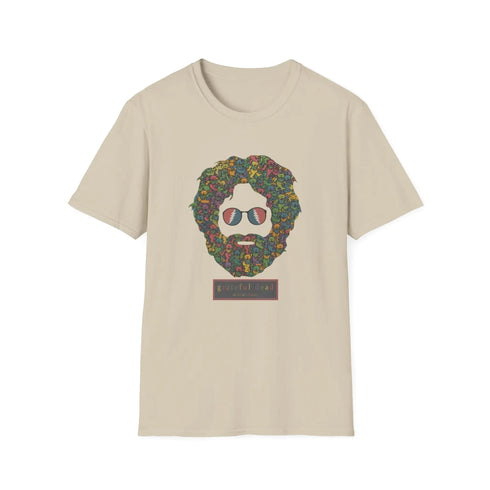 Grateful Dead - Jerry Garcia Dancing Bears Face - Vineyard Collection Grateful Dead TShirt - StealieShop