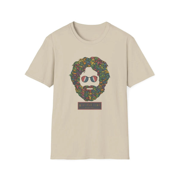 Grateful Dead - Jerry Garcia Dancing Bears Face - Vineyard Collection Grateful Dead TShirt - StealieShop
