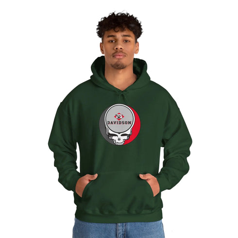 Davidson College Grateful Dead Steal Your Face Unisex Hoodie - StealieShop