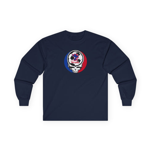 DePaul Billy Blue Stealie Grateful Dead Long Sleeve Tee