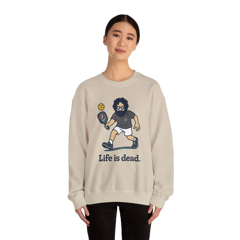 Grateful Dead - Jerry's in A Pickle | Life is dead. Crewneck Sweatshirt - StealieShop