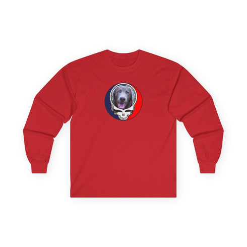 Custom Dog Stealie Grateful Dead Long Sleeve Tee (99)