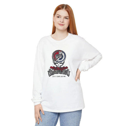 Grateful Dead - Grateful Dead 60th Anniversary Vineyard Collection Garment-dyed Long Sleeve T-Shirt - StealieShop