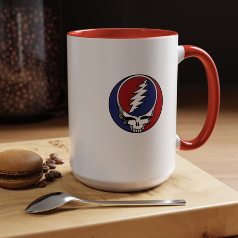 Grateful Dead x Rolling Stones Stealie Coffee Mug (11oz or 15oz) - StealieShop