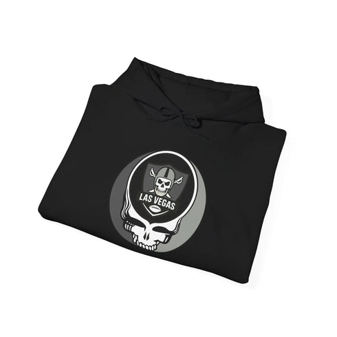 Grateful Dead - Las Vegas Raiders Stealie Grateful Dead Hooded Sweatshirt - NFL - StealieShop