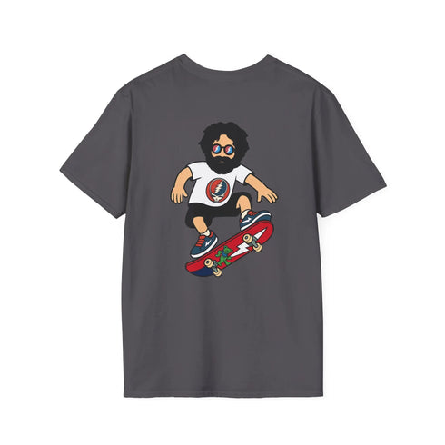Grateful Dead - Shreddin' Jerry - Life is dead. Two-Sided Print Grateful Dead TShirt - StealieShop