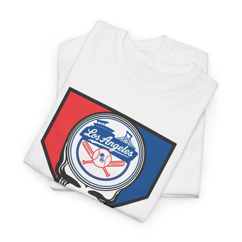Grateful Dead - Home Run Collection: Los Angeles Edition Grateful Dead Steal Your Face T-Shirt - MLB - StealieShop
