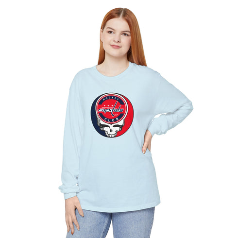 Washington Capitals Vineyard Collection Unisex Garment-Dyed Long Sleeve T-Shirt