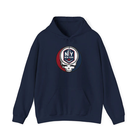Grateful Dead - New York Giants Stealie Grateful Dead Hoodie Sweatshirt - NFL - StealieShop