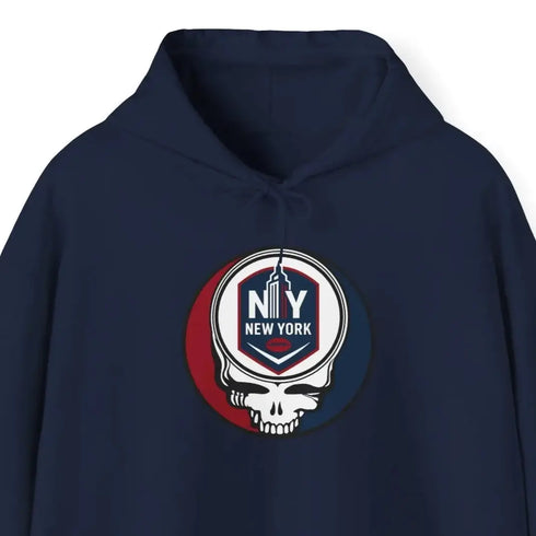Grateful Dead - New York Giants Stealie Grateful Dead Hoodie Sweatshirt - NFL - StealieShop