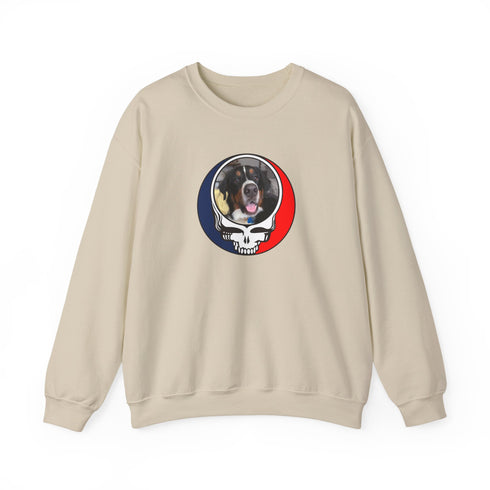 Custom Dog Stealie Crewneck Sweatshirt (136)