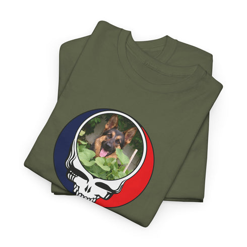 Custom Dog Stealie Unisex Grateful Dead T-Shirt (43)