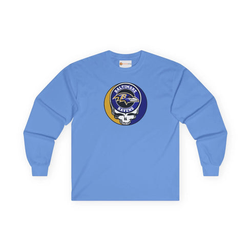 Baltimore Ravens Grateful Dead Long Sleeve Tee Printify