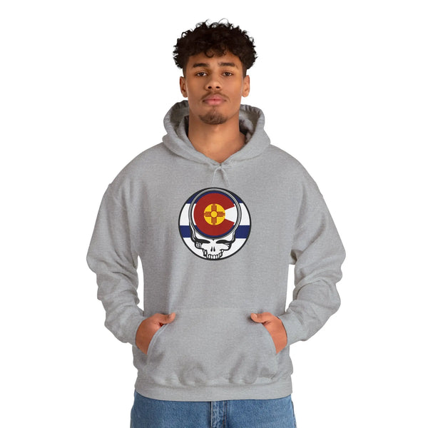 Grateful Dead - Colorado x New Mexico Flag Grateful Dead Unisex Heavy Blend Hoodie - StealieShop