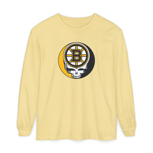 Boston Bruins Vineyard Collection Unisex Garment-Dyed Long Sleeve T-Shirt