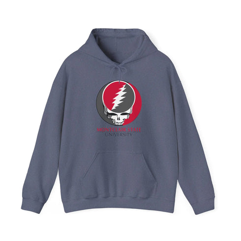 Montclair State University Grateful Dead Hoodie - Hooded Sweatshirt - MSU - StealieShop