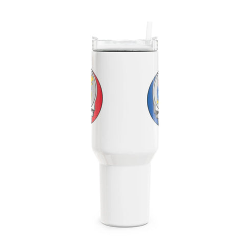 Grateful Dead - University of Kansas Stealie "Fat Man" Tumbler, Double Insulated 40oz Travel Mug - StealieShop
