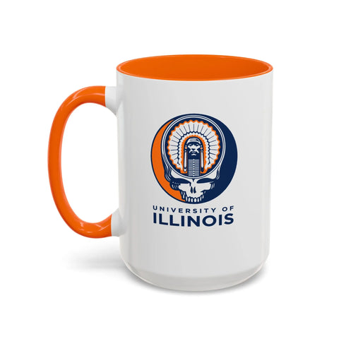 Grateful Dead - Chief Illiniwek Grateful Dead Stealie Coffee Mug - StealieShop