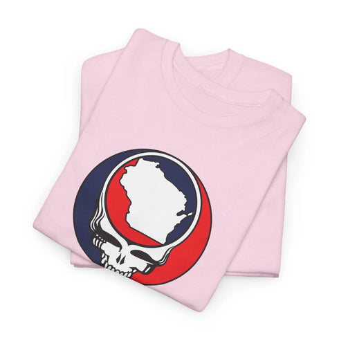 Wisconsin Map Stealie Grateful Dead T-Shirt