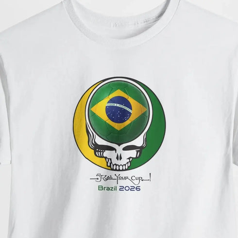 2026 Brazil World Cup "Steal Your Cup" Grateful Dead T-Shirt