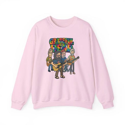 Grateful Dead - Jerry and The Band | Life is dead. Crewneck Sweatshirt - StealieShop
