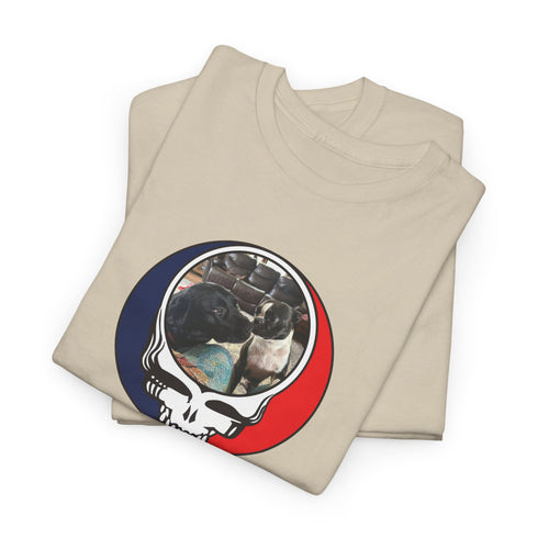 Custom Dog Stealie Unisex Grateful Dead T-Shirt (169)