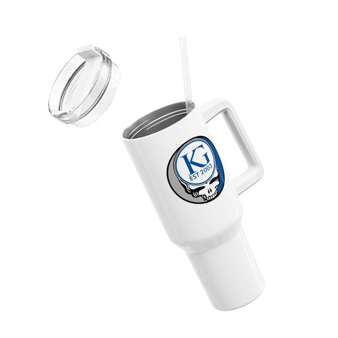 Grateful Dead - Custom KG "Fat Man" Tumbler, Double Insulated 40oz Travel Mug - StealieShop