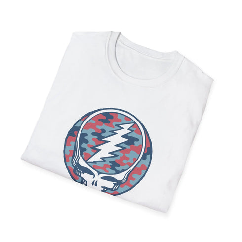 Grateful Dead - Camo Stealie Color Match Vineyard Collection Grateful Dead TShirt - StealieShop