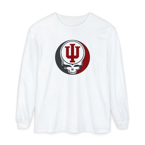 Indiana University Unisex Garment-Dyed Long Sleeve T-Shirt