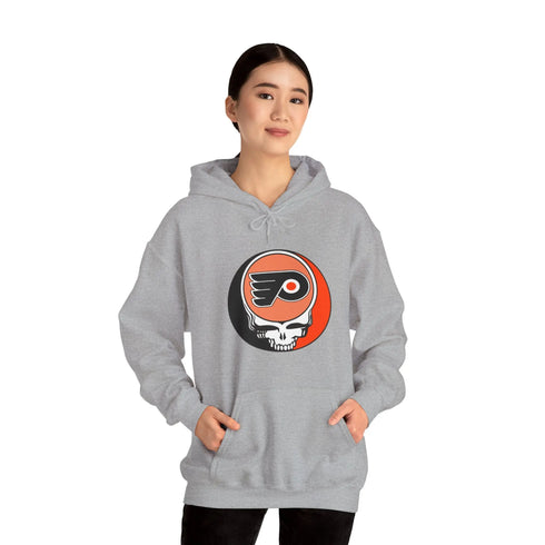 Philadelphia Flyers Grateful Dead Unisex Heavy Blend Hoodie StealieShop