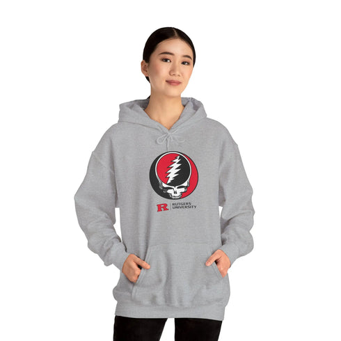 Rutgers University Grateful Dead Hoodie - Hooded Sweatshirt StealieShop
