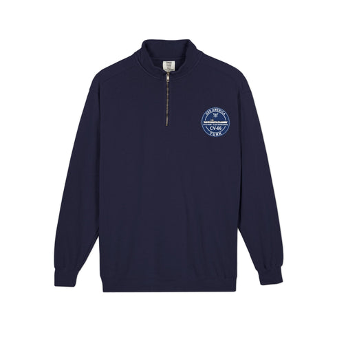 USS America Custom Adult Quarter-Zip Sweatshirt