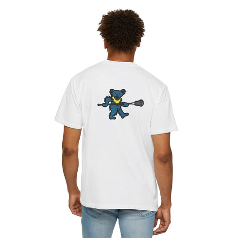 Lax Bear Unisex Garment-Dyed T-shirt - StealieShop