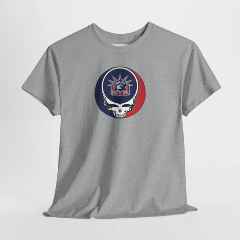 Grateful Dead - New York Rangers Grateful Dead Steal Your Face T-Shirt - NHL - StealieShop
