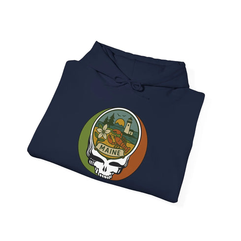 Grateful Dead - Maine State Stealie Unisex Heavy Blend Hoodie - StealieShop