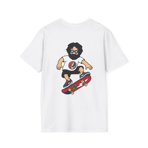Grateful Dead - Shreddin' Jerry - Life is dead. Two-Sided Print Grateful Dead TShirt - StealieShop