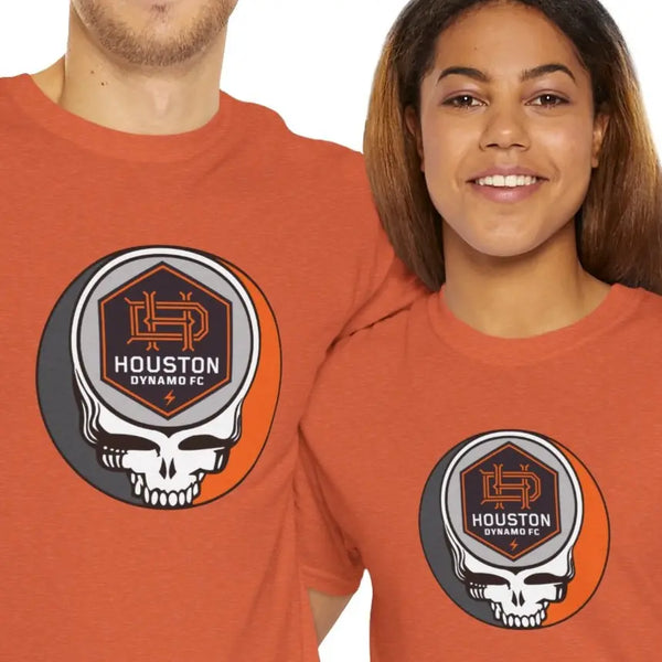 Houston Dynamo Grateful Dead T-Shirt - MLS Soccer StealieShop