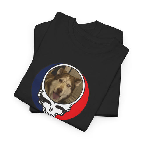 Custom Dog Stealie Unisex Grateful Dead T-Shirt (66)