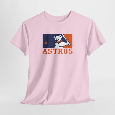 Houston Astros Original Dancing Bear MLB Grateful Dead T-Shirt