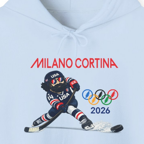 'Slapshot Jerry' 2026 Milano Cortina Olympics Unisex Heavy Blend Hoodie
