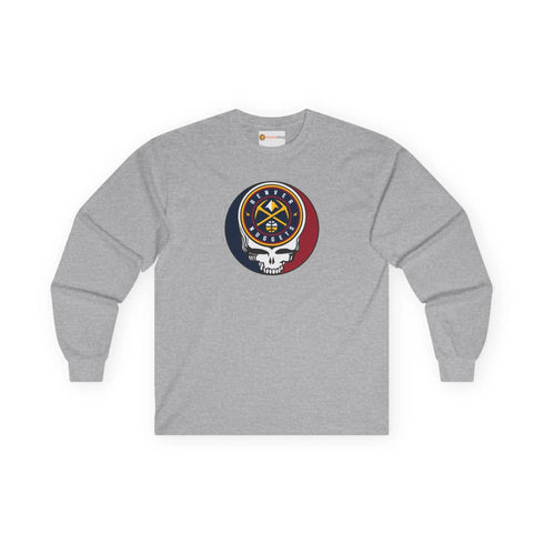 Denver Nuggets Grateful Dead Long Sleeve Tee - NBA StealieShop