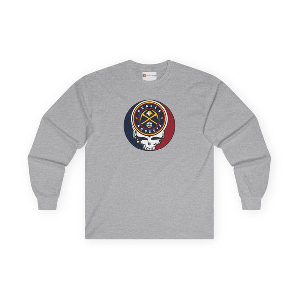 Denver Nuggets Grateful Dead Long Sleeve Tee - NBA StealieShop