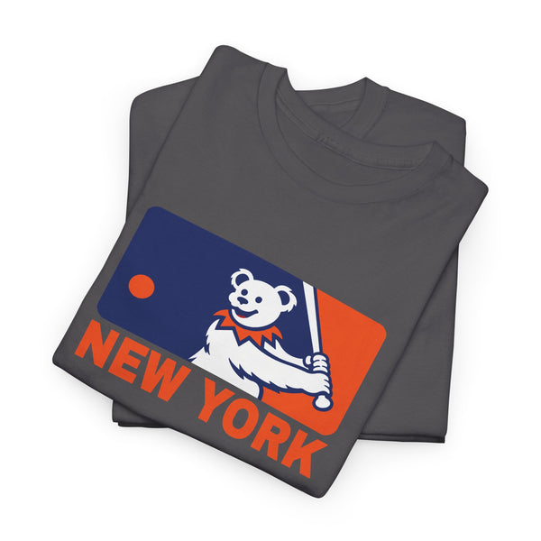 New York Mets Dancing Bear MLB Logo Unisex Grateful Dead T-Shirt