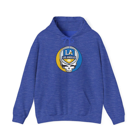 Grateful Dead - Los Angeles Chargers Stealie Grateful Dead Hooded Sweatshirt - NFL - StealieShop
