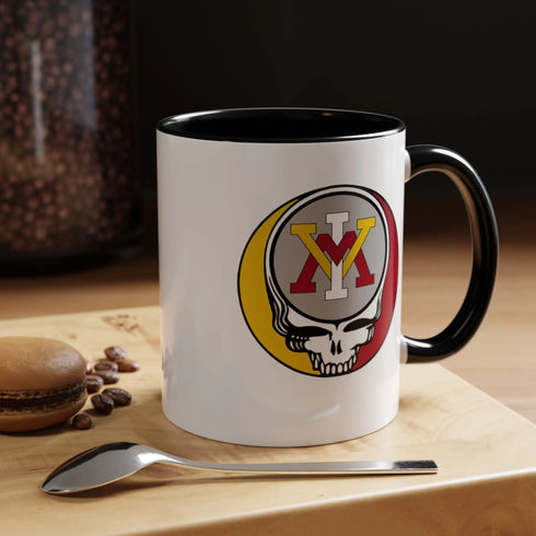 Virginia Military Institute Grateful Dead Stealie Coffee Mug (11oz or 15oz) - StealieShop