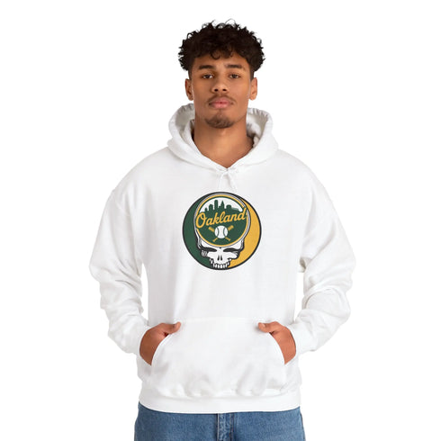 Grateful Dead - Oakland A's Grateful Dead Unisex Heavy Blend Hoodie - MLB - StealieShop